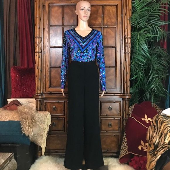 Anne Klein Provence Couture Baby Wide Leg Trouser - Picture 3 of 11